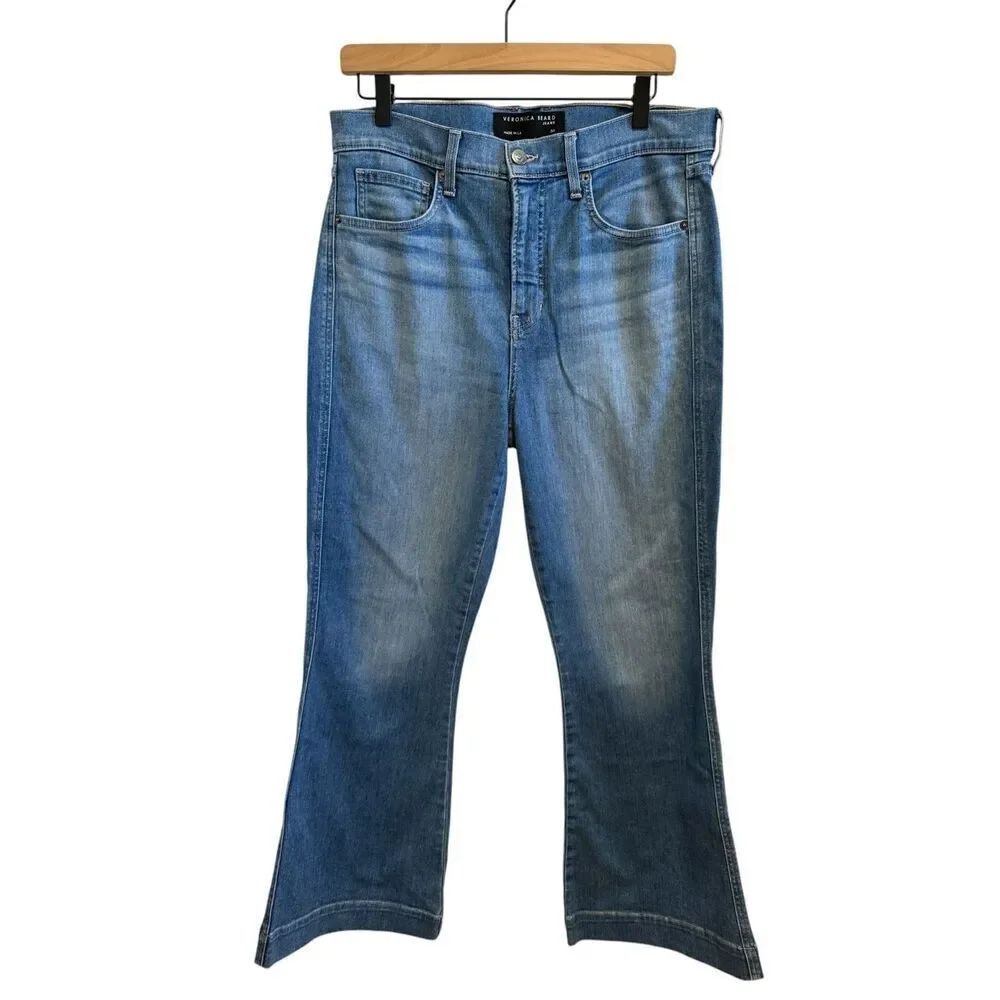 Veronica Beard Carson Ankle Flare Jeans Size 30